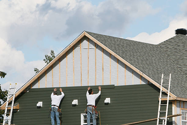 Professional Emergency Siding Repair technician working in Confluence, PA